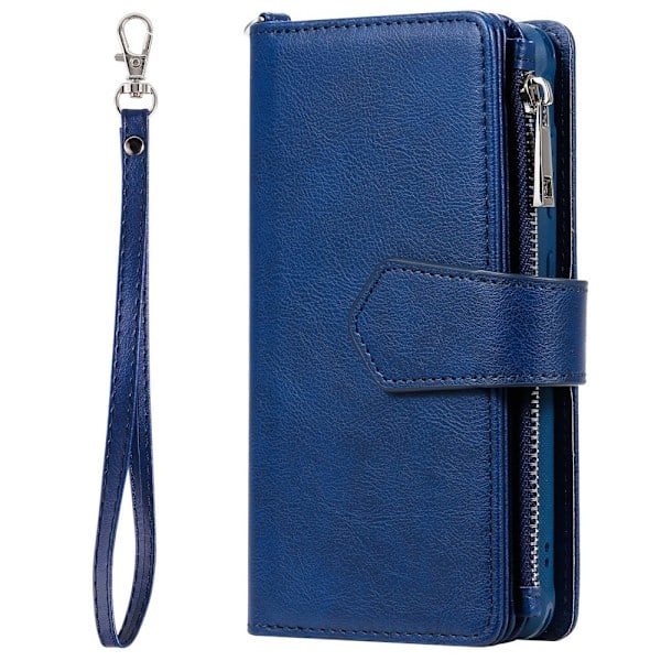 Samsung S20 - 2i1 Magnetisk Skal / Pung Etui - Blå Blue Blå