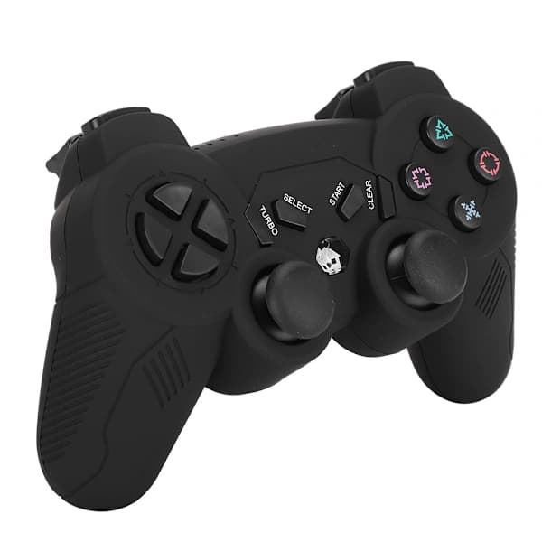 Trådløs Bluetooth Gamepad for PS3 med dobbel vibrasjon og kroppsbevegelseskontroll[co]