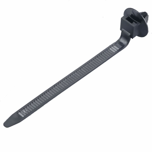 Kabelbindare Nylon Push Mount Clips Kabelbindare Fixerade Klämmor Fäst Dragkedja Självlåsande Plastbindare Fästelement Universal
