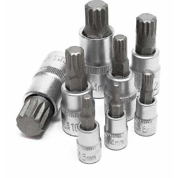 Multi-tand Xzn-stikdåsesæt 8 dele M4 - M16