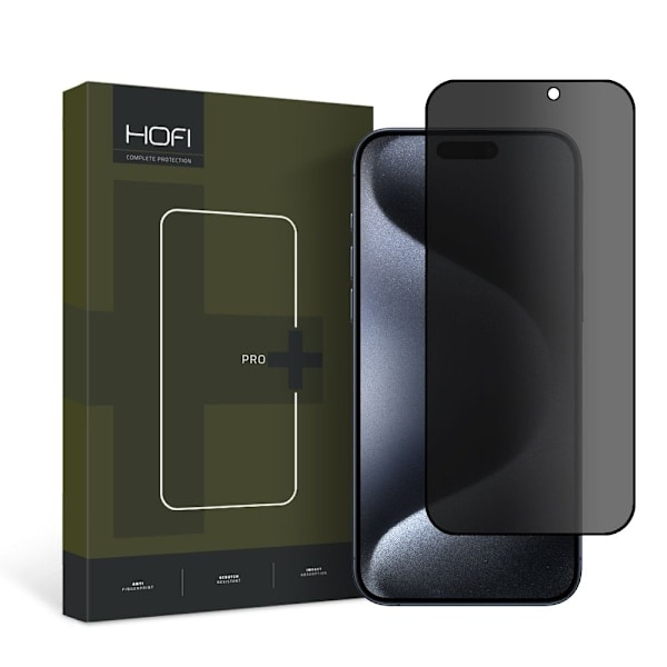 HOFI iPhone 15 Pro Max Skjermbeskytter Anti Spy Pro+ Privacy