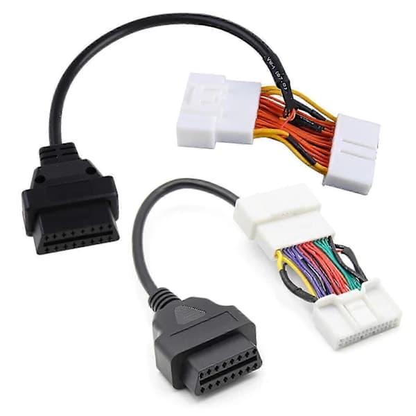 Bil 16-Pin Adapter Kabel Scanner Diagnostisk værktøj OBD til OBD2 for Tesla- Model 3 Y[co]