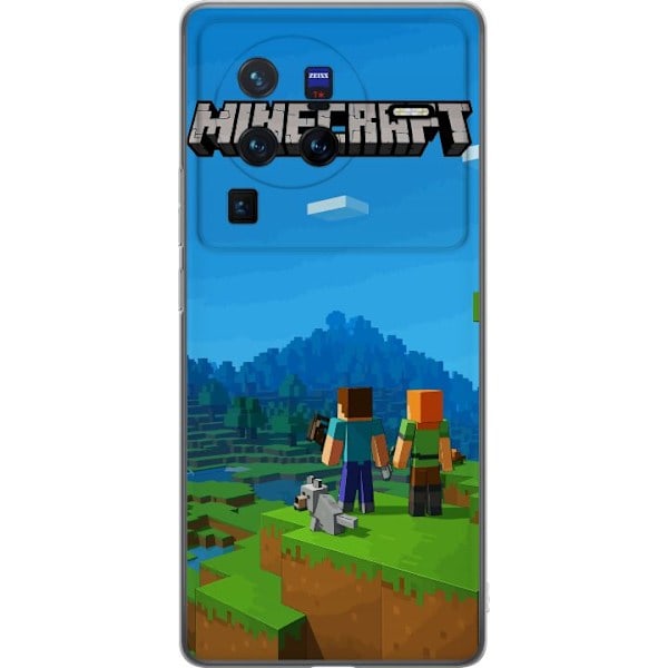 vivo X80 Pro Läpinäkyvä Kuori Minecraft Key Art