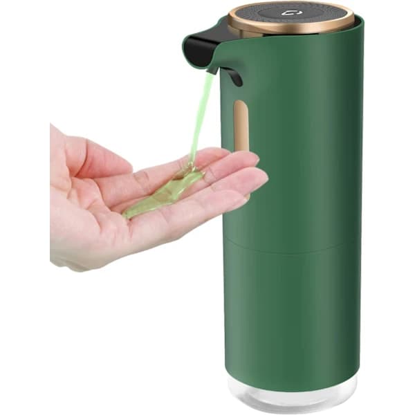 Automatisk tvåldispenser, 250 ml påfyllningsbar dispenser Grön[co]