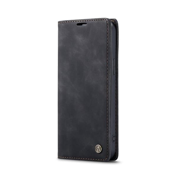 CASEME Wallet Case iPhone 12 / 12 Pro - Black Svart black