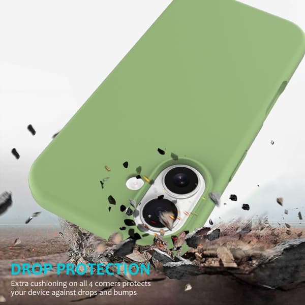 iPhone 17 Cover - Ensfarvet Silikone