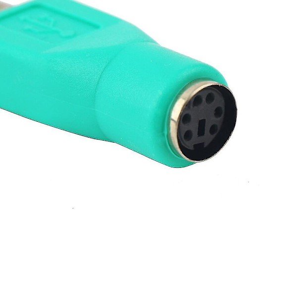 Lett og praktisk USB hann til PS2 hunn kabeladapterkonverter for datamaskiner PC bærbar PC bærbare tastaturmus