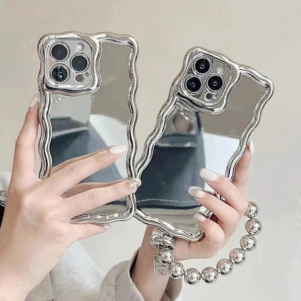 Etui til iPhone 14 Pro Max med snor, transparent silikonetui med justerbart anti-fall halsbåndsetui til iPhone 14 Pro Max, skulderremetui