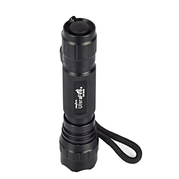 UltraFire Waterproof 1200 Lumen LED Flashlight Svart black