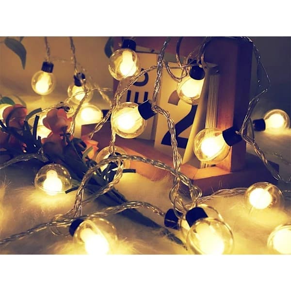 Guirlande / Lysslinge med 20 LED-lamper - 380 cm [CO]