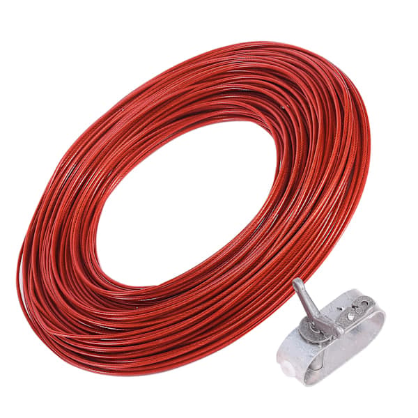 Vinterpooldækken Wire Winch Kit Wire Spænder til Overjordisk Pool Dækken (Kit 3: Winch + Wire (150ft)/45m)[co]