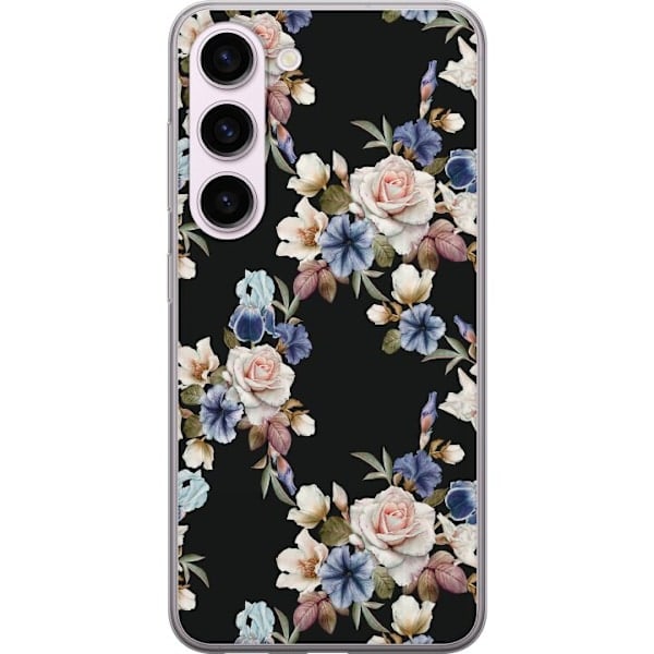 Samsung Galaxy S23 Transparent Skal Floral