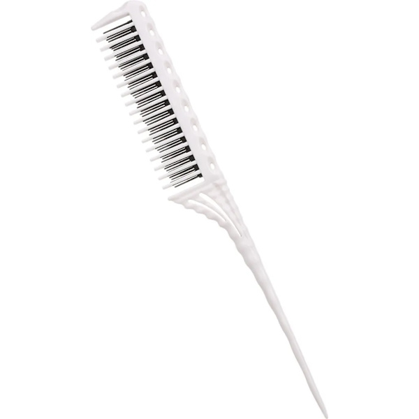 3-row teasing comb, detangling brush, rat tail comb, adds volume, backcombing, hairdressing combs