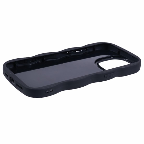 iPhone 14 Pro Max Mobilskall Bølgete Svart