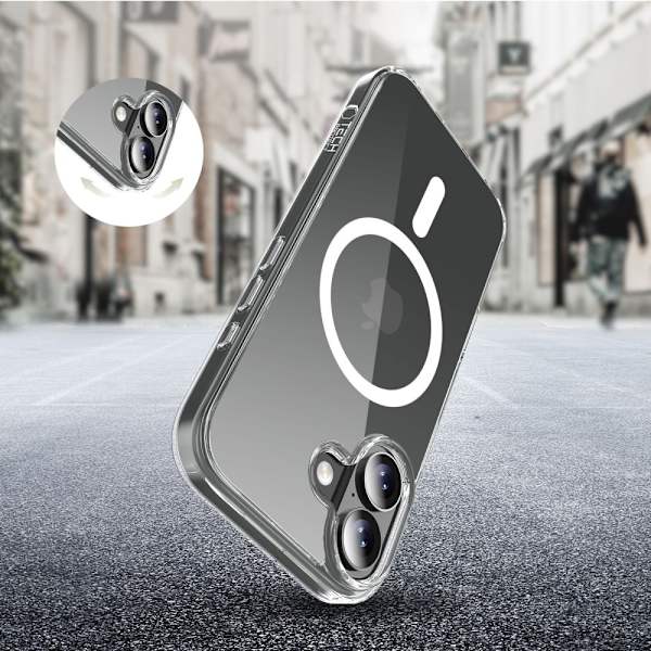 Tech-Protect iPhone 17 Cover MagSafe FlexAir Hybrid Transparent