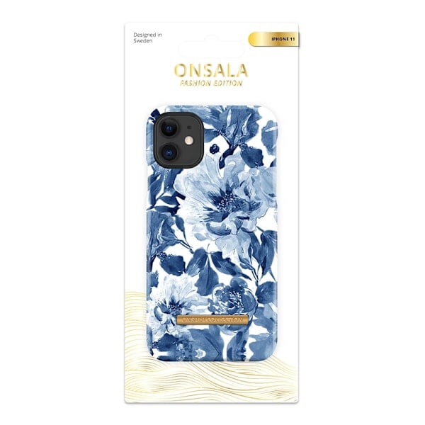 ONSALA iPhone 11 Mobilskal Mjuk Indigo Pion