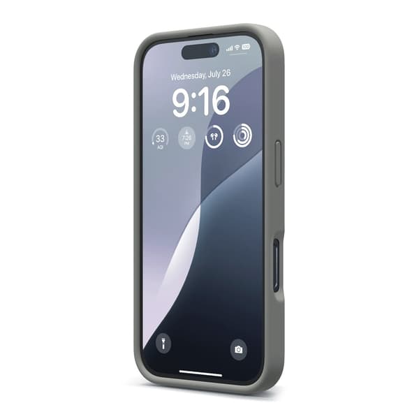iPhone 16 Pro Max Mobilcover Silikone Rvelon - Grå grå gray
