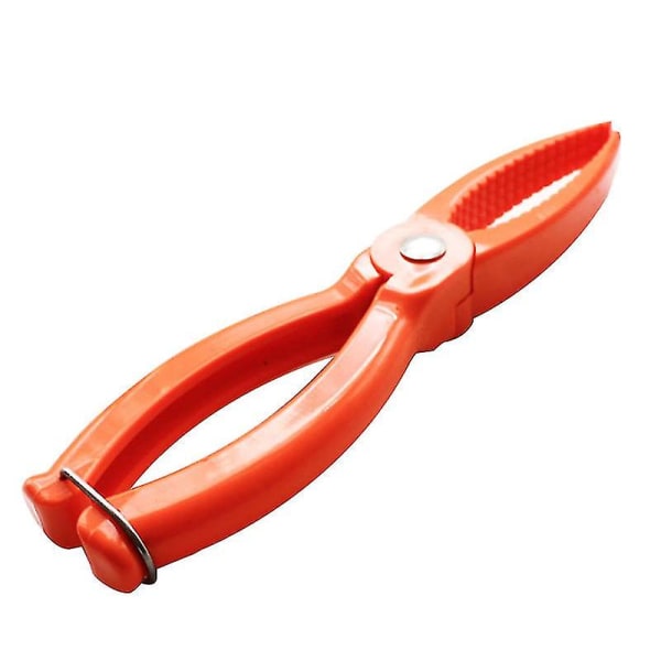 Fishing Pliers, Fishing Grip Gear Tool Grip Tackle Fish Grip Tackle Fish Lip Holder Trigger Clamp With Ring(1pc, Orange)