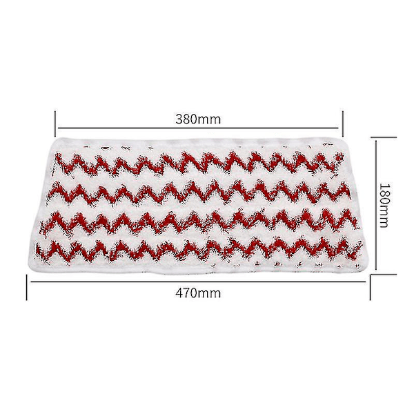 Reservedele 5 stk Genanvendelige Mikrofiber Dampmoppuder til Vileda Steam XXL Dampmopp