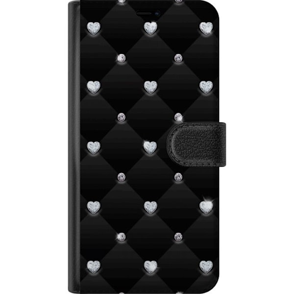Apple iPhone 11 Pung Etui Diamant hjerte
