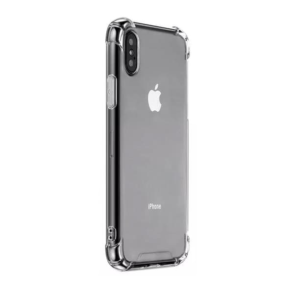 Iskunkestävä puhelinkotelo iPhone XR - Läpinäkyvä Transparent transparent