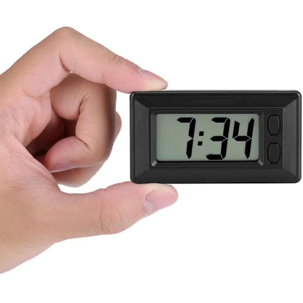 LCD Digital Klocka Bord Bil Instrumentpanel Skrivbord Elektronisk Klocka Datum Tid Kalender Display[co]