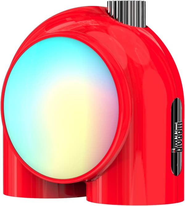 Trådløs smart bordlampe, programmerbar RGB LED-omgivelseslys,