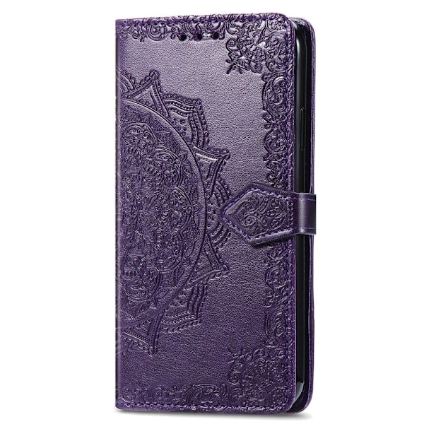 Samsung Galaxy A04s / A13 5G Fodral Mandala Läder Lila
