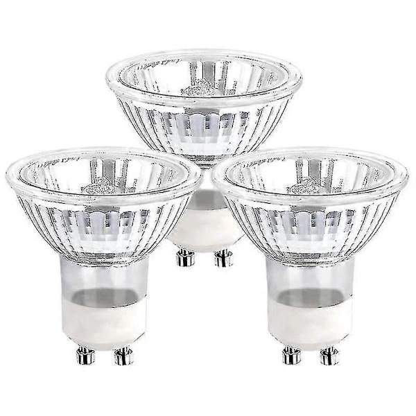 5 stk. Gu10 50w Halogen Spotlys Lampe Dimbar, Halogen Reflektorlamper[CO]