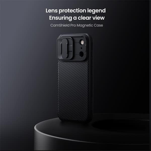 NILLKIN iPhone 17 Pro Kuori MagSafe CamShield Pro Musta 103