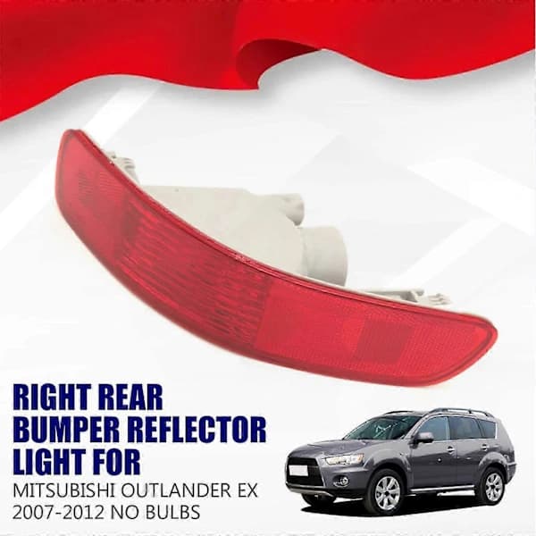 Høyre Bakre Støtfanger Reflektor Tåkelys For Mitsubishi Outlander EX 2007-2012 js[co]