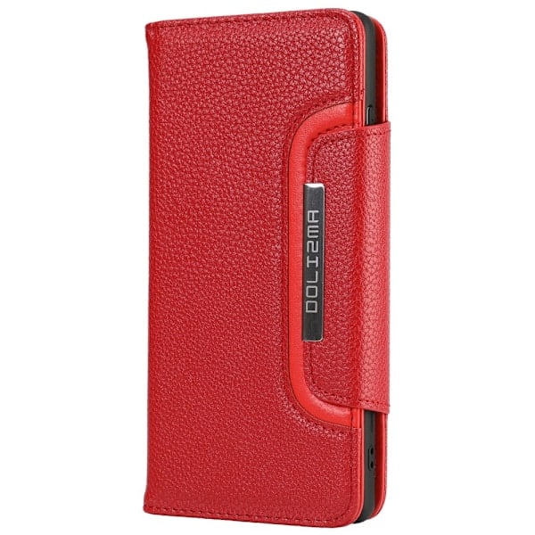Samsung Galaxy S21 Plus - 2in1 Litsi Magneettikotelo - Punainen Punainen Punainen