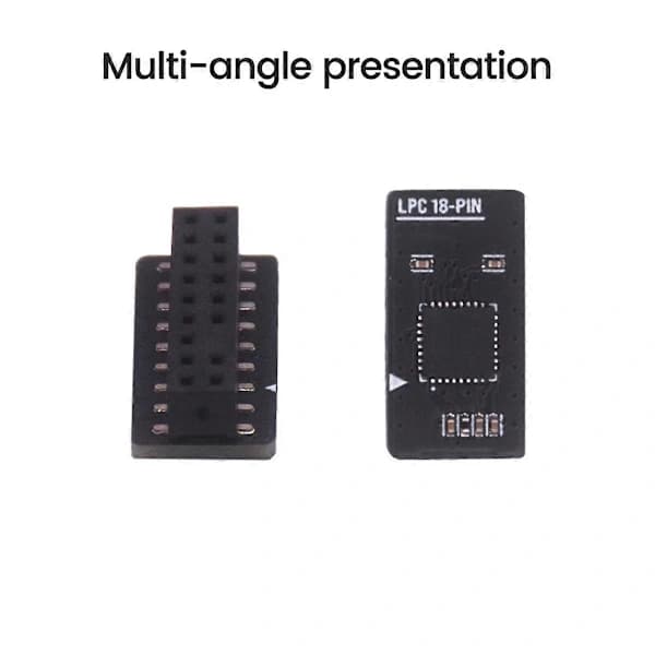 TPM 2.0 Modul LPC 18-PIN TPM 2.0 Sikkerhedsmodul til ASROCK TPM 2.0 Krypteringssikkerhedsmodulkort[CO]