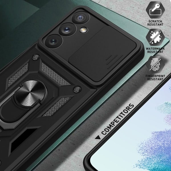 Samsung Galaxy A54 5G Deksel CamShield Ring Hybrid Blå