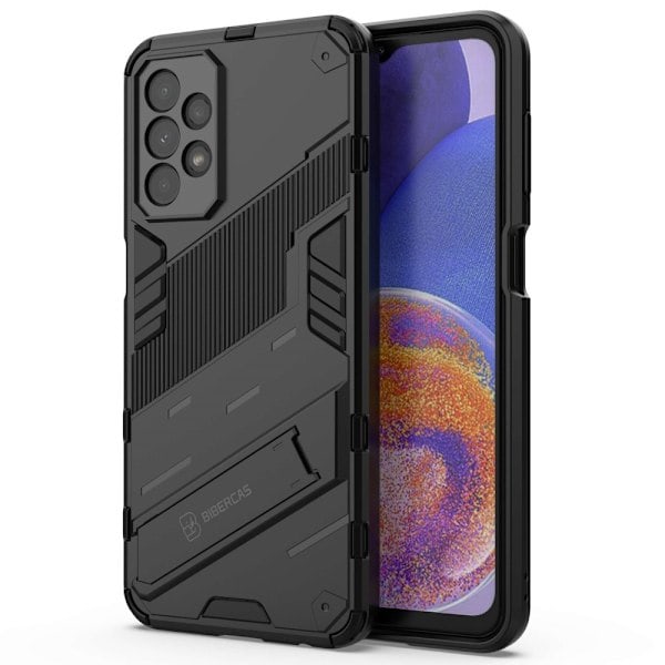Samsung Galaxy A23 5G Cover Stødsikkert Hybrid Støtteben Sort