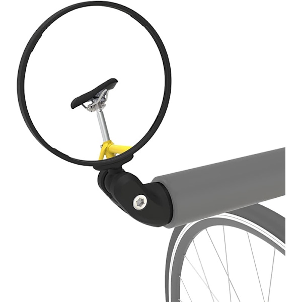 360 graders rotation av cykelbackspegel