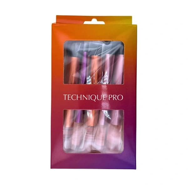 Technique PRO Glam Sminkebørstesett - 7 deler