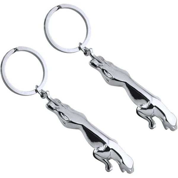 Personlighet dyre nøkkelring 2 jaguar nøkkelring, eativa metall nøkkelring, nøkkelring veske sjarm, håndveske.
