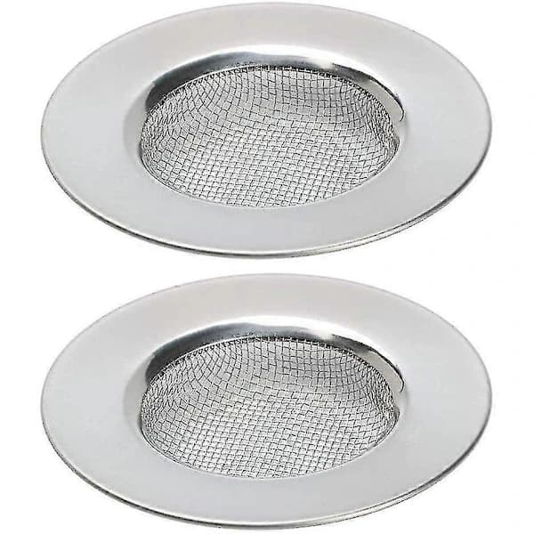 Set med 2 diskbänksfilter i rostfritt stål, silver -NMAOV[CO]