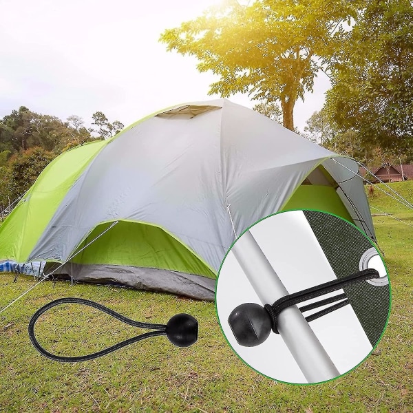 Presenningklämma och bungee-sladd och karbinhakar presenningklämma set för vindtät camping presenning bil pool båtöverdrag 31 delar