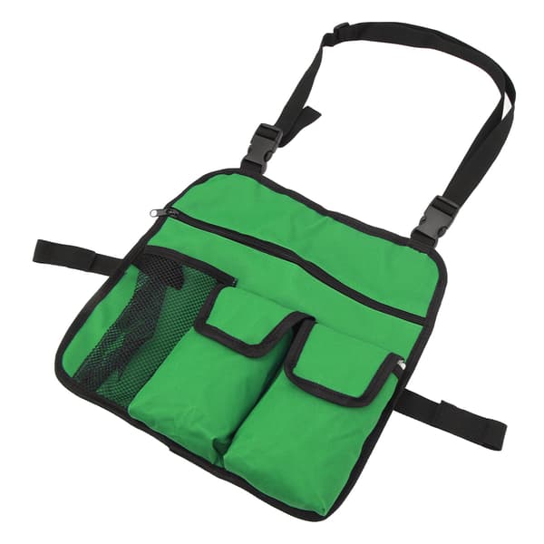 Strandstol Armleneveske 600D Oxford Stoff Multifunksjonell Utendørs Stolorganisator for Camping Grønn