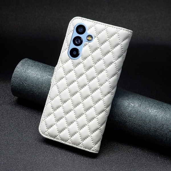 Samsung Galaxy A54 5G Etui Diamant Læder Hvid
