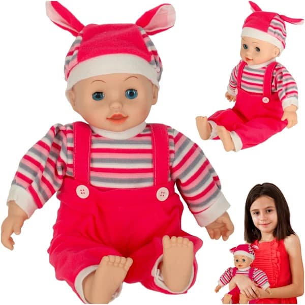 Maya babydokke med lyd rosa 40 cm [CO]