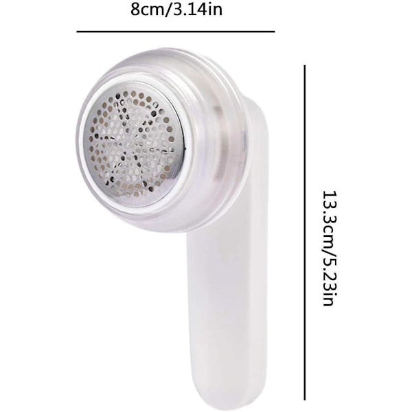 Genopladelig fnugfjerner med 2 blade og USB-opladning, elektrisk fnugfjerner til tøj, kraftig og effektiv elektrisk fnugfjerner, bærbar fnugfjerner til tøj, sofa