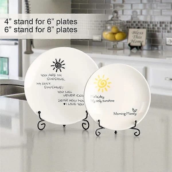 Metall Displayställ 6 Tum Fotoställ, Bildramställ, 5-pack