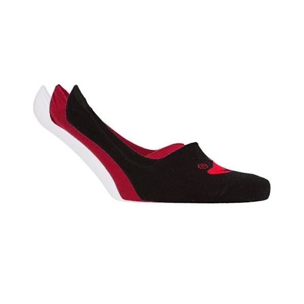Money Herr Invisape Träningsstrumpor (3-pack) One Size Vit/Röd/Svart White/Red/Black One Size style 12