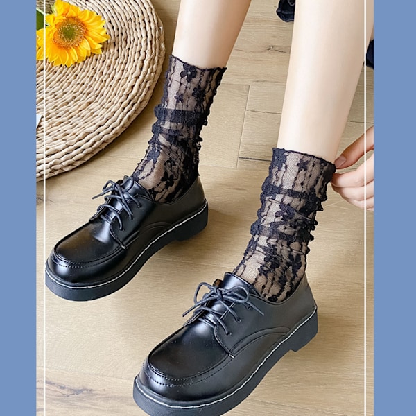 Harajuku strømper Fishnet HVID 4 HVID
