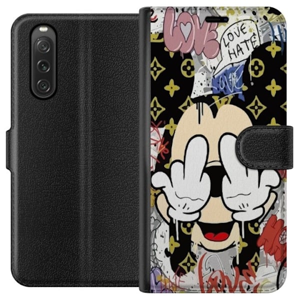 Sony Xperia 10 V Pung Etui Mickey Mouse F-YOU