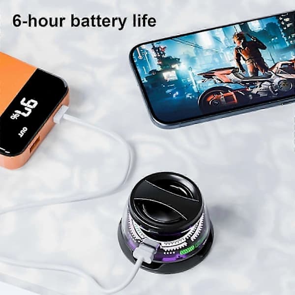 2025 Magnetisk Holder G200 Bluetooth-højttaler med LED-stemningsbelysning Hvid[CO]