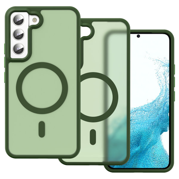 ColorPop Samsung Galaxy S22 Kuori CH MagSafe Matta Vihreä